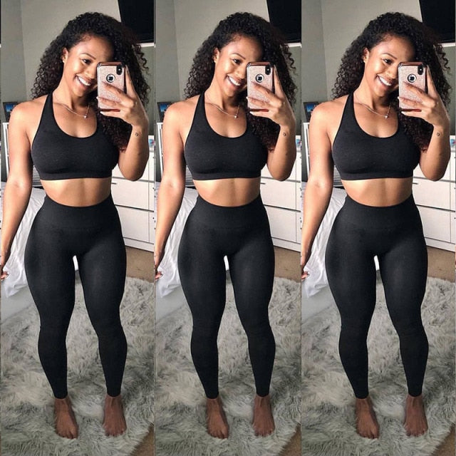 Rooftrellen 10%Spandex Seamless Leggings Women Fitness Leggings For Women Jeggings Sportswear Femme High Waist Exercise Leggings
