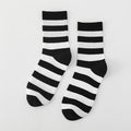 New Arrivals Cow Printed Sock Lovely Harajuku Japanese Style Cotton Women Socks Striped Solid Breathable Casual Cartoon Socks