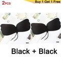 DeRuiLaDy Seamless Wireless Adhesive Stick Bra Strapless Push Up Bras Women Sexy Backless Lingerie Invisible Silicone Bralette