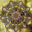 HOMFUN Square Round Drill 5D Diamond Painting Environmental Crafts Full Diamond Embroidery "Mandala kaleidoscope" Home decor