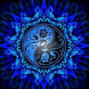 HOMFUN Square Round Drill 5D Diamond Painting Environmental Crafts Full Diamond Embroidery "Mandala kaleidoscope" Home decor