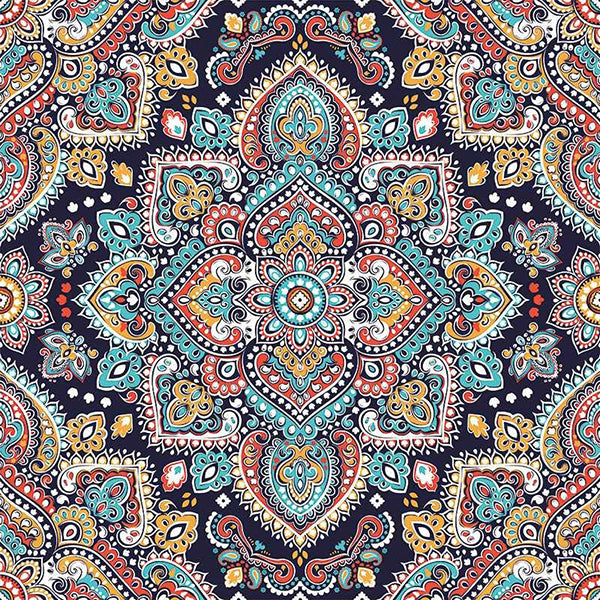 HOMFUN Square Round Drill 5D Diamond Painting Environmental Crafts Full Diamond Embroidery "Mandala kaleidoscope" Home decor