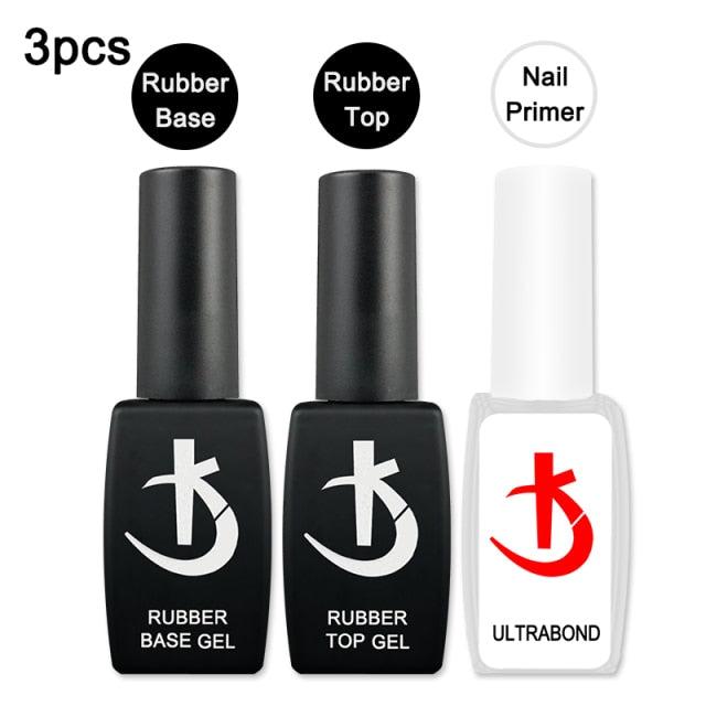 KODI Thick Rubber Base for Gel Varnish 12ml Semi-permanent Nail Base Coat Gel Nail Polish Manicure UV Varnish Hybrid Nail Primer
