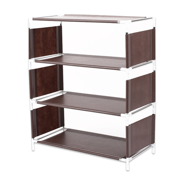 Non-woven shoe storage rack, hall closet, adjustable storage rack, removable storage rack shoe door, DIY, easy to install