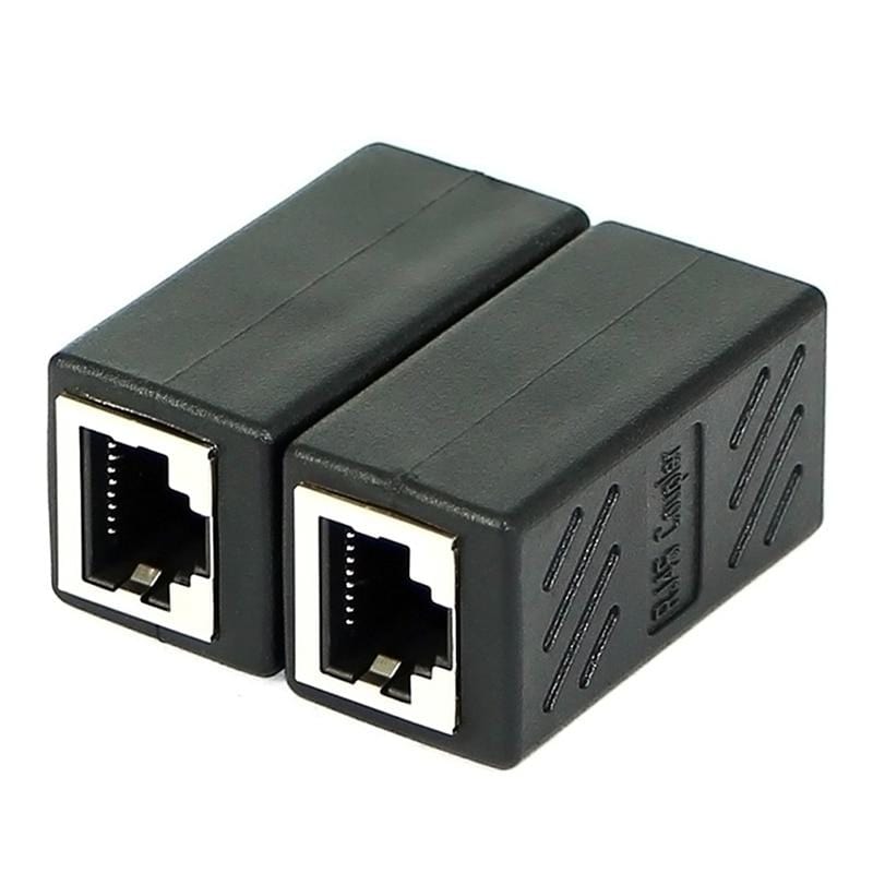Female to Female Network LAN Connector Adapter Coupler Extender RJ45 Ethernet Cable Extension Converter