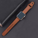 strap for apple watch band Genuine leather loop 42mm 38mm watchband for iwatch 44mm 40mm series se 6 5 4 3 2 1 bracelet belt