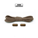 Elastic No Tie Shoelaces Semicircle Shoe Laces For Kids and Adult Sneakers Shoelace Quick Lazy Metal Lock Laces Shoe Strings