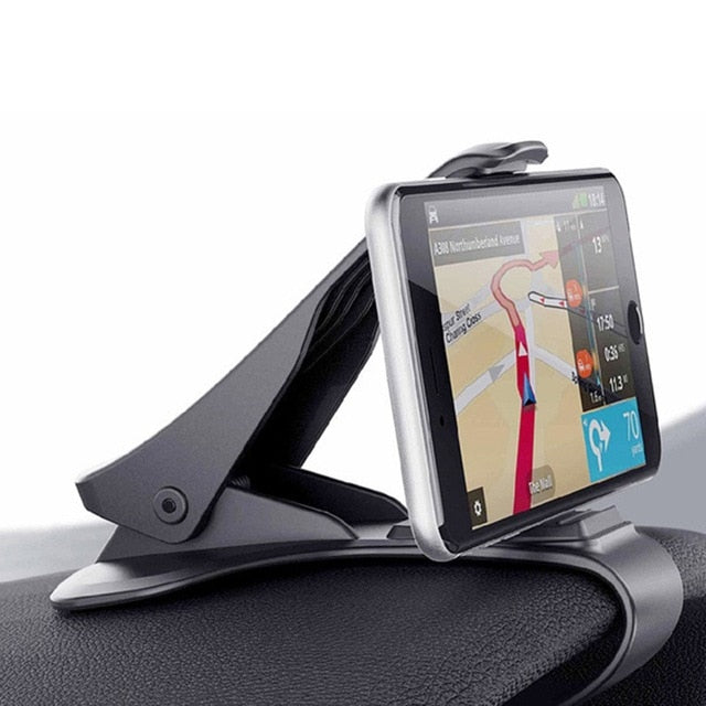 New HUD Car Dashboard Phone stand 360° Adjustable GPS Car Clips Holder Hidden Parking number for Mobile Phone car stand Support