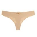 Silk Sexy Women Thongs G string Seamless Panties Female Underwear Fashion Low-Rise Lingerie Intimates Underpants 1PCS