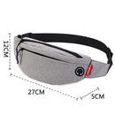 TINYAT Men's Belt Bag Casual Functional Money Phone Waist Bag Pack Male Banana bag kid fanny pack Women's Canvas Bag Fanny Pouch
