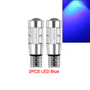 2x W5W T10 LED Canbus No error 12V 6000K 5630 10 SMD Car 5W5 LED Bulb Clearance Wedge Side Turn Singal Light Super Bright White