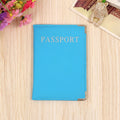 PU Leather Passport Cover Cute Business Card Holder Pouch for Travel Wallet Russian Netherland Case Women Pink