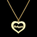 Atoztide Custom letter Necklaces Personalized Jewelry Chain Pendant name gold necklace for women stainless steel Gifts