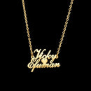 Atoztide Custom letter Necklaces Personalized Jewelry Chain Pendant name gold necklace for women stainless steel Gifts