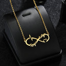 Atoztide Custom letter Necklaces Personalized Jewelry Chain Pendant name gold necklace for women stainless steel Gifts