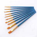 BOMEIJIA 10pcs/pack Paint Brushes Set Painting Art Brush for Acrylic Oil Watercolor Artist Professional Painting Kits
