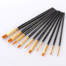 BOMEIJIA 10pcs/pack Paint Brushes Set Painting Art Brush for Acrylic Oil Watercolor Artist Professional Painting Kits