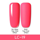 LILYCUTE Matte Gel Nail Polish Matte Top Coat Need 7ML Autumn Color Hybrid Varnish Soak Off UV Gel Nail Art Design Gel Polish