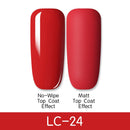 LILYCUTE Matte Gel Nail Polish Matte Top Coat Need 7ML Autumn Color Hybrid Varnish Soak Off UV Gel Nail Art Design Gel Polish