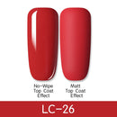 LILYCUTE Matte Gel Nail Polish Matte Top Coat Need 7ML Autumn Color Hybrid Varnish Soak Off UV Gel Nail Art Design Gel Polish