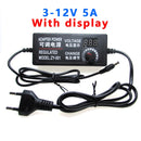 Adjustable AC To DC Power Supply 3V 5V 6V 9V 12V 15V 18V 24V 1A 2A 5A Power Supply Adapter Universal 220V To 12 V Volt Adapter