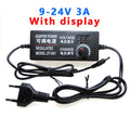 Adjustable AC To DC Power Supply 3V 5V 6V 9V 12V 15V 18V 24V 1A 2A 5A Power Supply Adapter Universal 220V To 12 V Volt Adapter