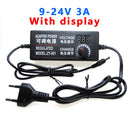 Adjustable AC To DC Power Supply 3V 5V 6V 9V 12V 15V 18V 24V 1A 2A 5A Power Supply Adapter Universal 220V To 12 V Volt Adapter