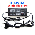Adjustable AC To DC Power Supply 3V 5V 6V 9V 12V 15V 18V 24V 1A 2A 5A Power Supply Adapter Universal 220V To 12 V Volt Adapter