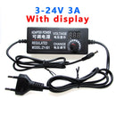 Adjustable AC To DC Power Supply 3V 5V 6V 9V 12V 15V 18V 24V 1A 2A 5A Power Supply Adapter Universal 220V To 12 V Volt Adapter