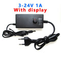 Adjustable AC To DC Power Supply 3V 5V 6V 9V 12V 15V 18V 24V 1A 2A 5A Power Supply Adapter Universal 220V To 12 V Volt Adapter