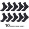 10 Pairs/Lot Men Bamboo Fiber Socks 2020 Hot Compression Autumn Long Black Business Casual Man Dress Sock Gifts Plus Size 42-45