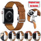 Herm Logo Leather Single Tour Deployment Buckle Watch Band for Apple Watch Series 6 5 4 3 2 144MM 40MM Strap for iWatch Bracelet