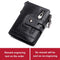 Free Engraving Cowhide Genuine Leather Men Wallet Coin Purse Mini Card Holder Chain PORTFOLIO Portomonee Male Walet Pocket Chain