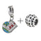 2pcs/Lot The Little Mermaid Princess and Minnie Beads Fit Brand Charms Bracelet Necklace For Woman Jewelry Making Accessories