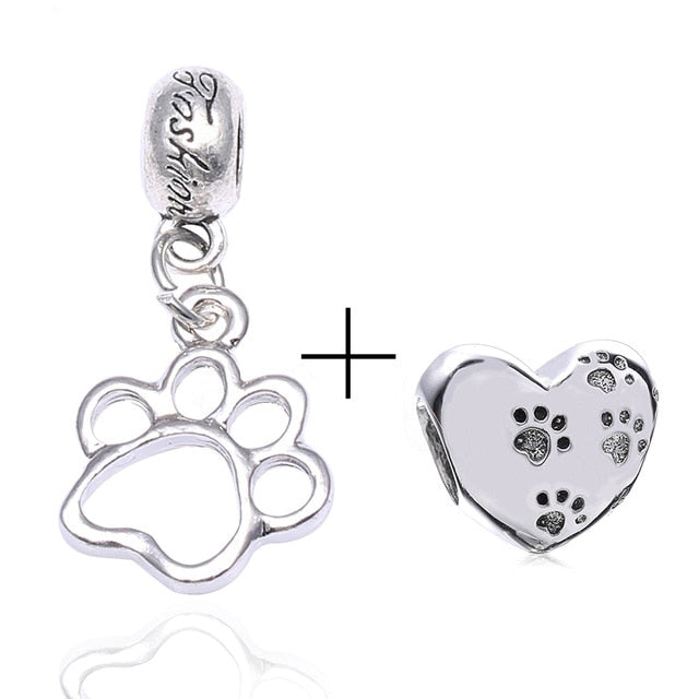 2pcs/Lot The Little Mermaid Princess and Minnie Beads Fit Brand Charms Bracelet Necklace For Woman Jewelry Making Accessories