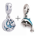 2pcs/Lot The Little Mermaid Princess and Minnie Beads Fit Brand Charms Bracelet Necklace For Woman Jewelry Making Accessories