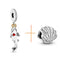 2pcs/Lot The Little Mermaid Princess and Minnie Beads Fit Brand Charms Bracelet Necklace For Woman Jewelry Making Accessories