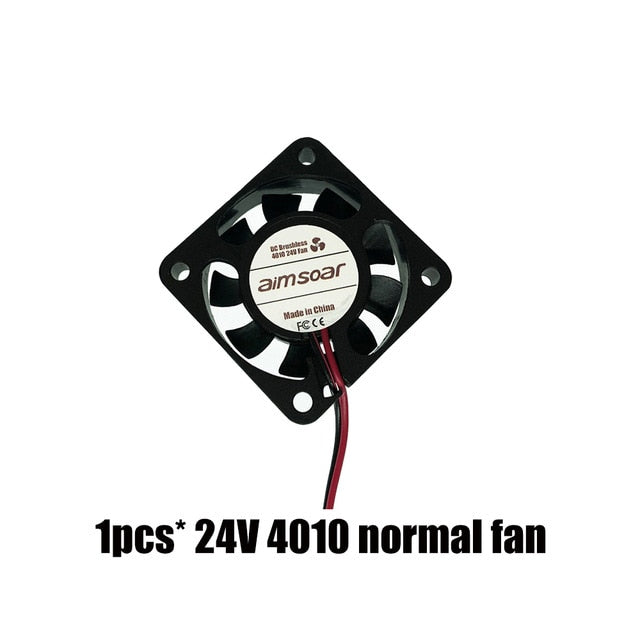 4010 fan 12v 24v ender 3 fan 40mm fan 2 pin oil fan dual ball bearing  cooler cooling fan 3d printer parts 4010 40*40*10mm