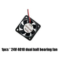 4010 fan 12v 24v ender 3 fan 40mm fan 2 pin oil fan dual ball bearing  cooler cooling fan 3d printer parts 4010 40*40*10mm