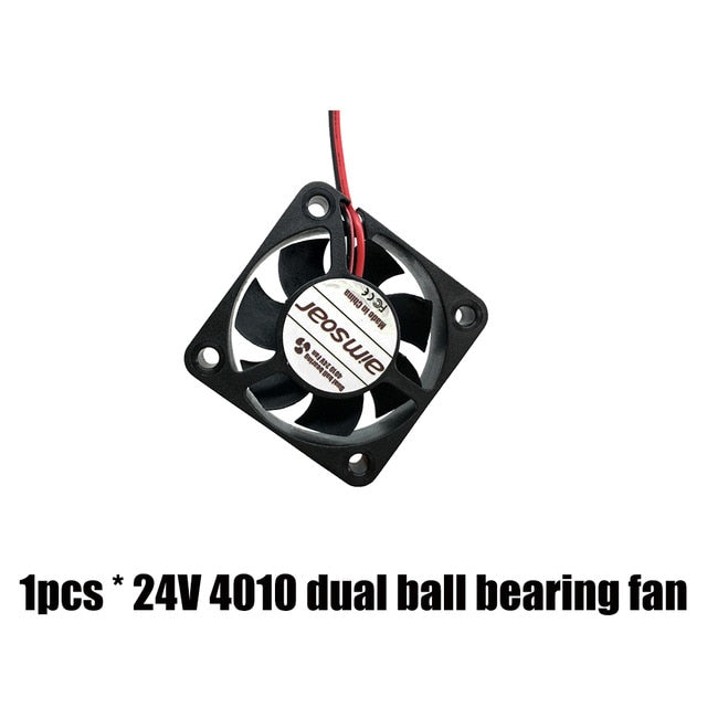 4010 fan 12v 24v ender 3 fan 40mm fan 2 pin oil fan dual ball bearing  cooler cooling fan 3d printer parts 4010 40*40*10mm