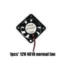 4010 fan 12v 24v ender 3 fan 40mm fan 2 pin oil fan dual ball bearing  cooler cooling fan 3d printer parts 4010 40*40*10mm