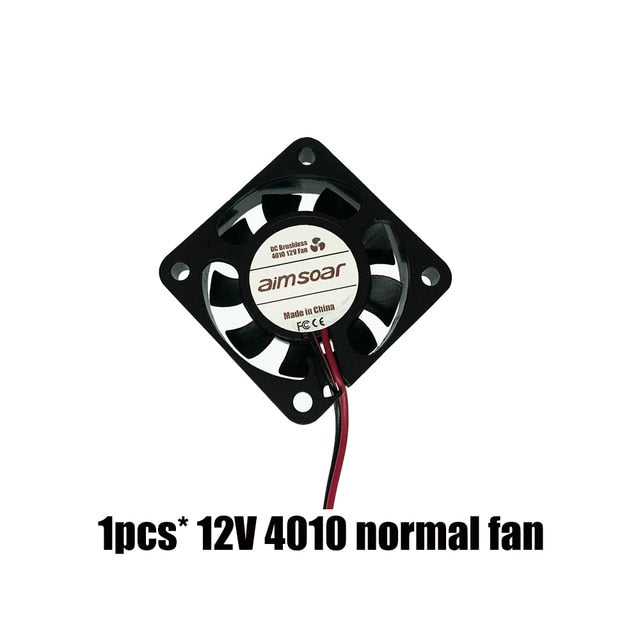 4010 fan 12v 24v ender 3 fan 40mm fan 2 pin oil fan dual ball bearing  cooler cooling fan 3d printer parts 4010 40*40*10mm