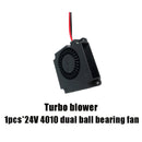 4010 fan 12v 24v ender 3 fan 40mm fan 2 pin oil fan dual ball bearing  cooler cooling fan 3d printer parts 4010 40*40*10mm