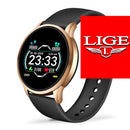 LIGE Fashion Smart Watch Men Women Sport Fitness Tracker for Android ios Heart Rate Blood Pressure Monitor Waterproof smartwatch