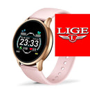 LIGE Fashion Smart Watch Men Women Sport Fitness Tracker for Android ios Heart Rate Blood Pressure Monitor Waterproof smartwatch