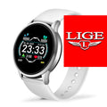 LIGE Fashion Smart Watch Men Women Sport Fitness Tracker for Android ios Heart Rate Blood Pressure Monitor Waterproof smartwatch