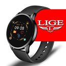 LIGE Fashion Smart Watch Men Women Sport Fitness Tracker for Android ios Heart Rate Blood Pressure Monitor Waterproof smartwatch