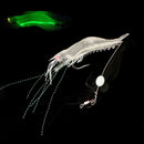 5pcs/Lot Luminous Shrimp Soft Lure Artificial Silicone Bait With Hooks Swivels Lures Set Anzois Sabiki Rigs Fishing Tackle