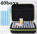 20/40/80 boxs diamond painting box Diamond Embroidery Accessories diamond mosaic Carry Case Container Storage Box Hand Bag Tools