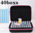 20/40/80 boxs diamond painting box Diamond Embroidery Accessories diamond mosaic Carry Case Container Storage Box Hand Bag Tools